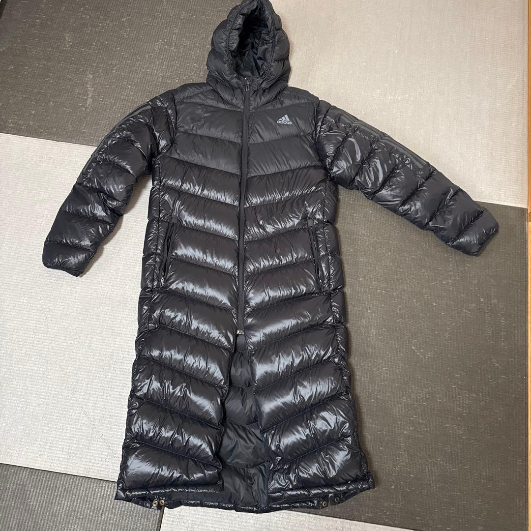 【美品】【早い者勝ち】adidas ベンチコート　ブラック