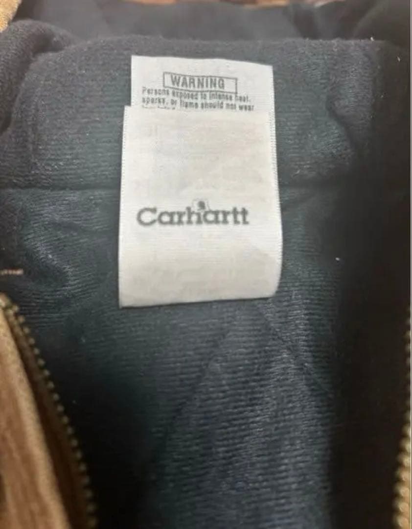 Carhartt アクティブジャケット フェード茶 雰囲気抜群