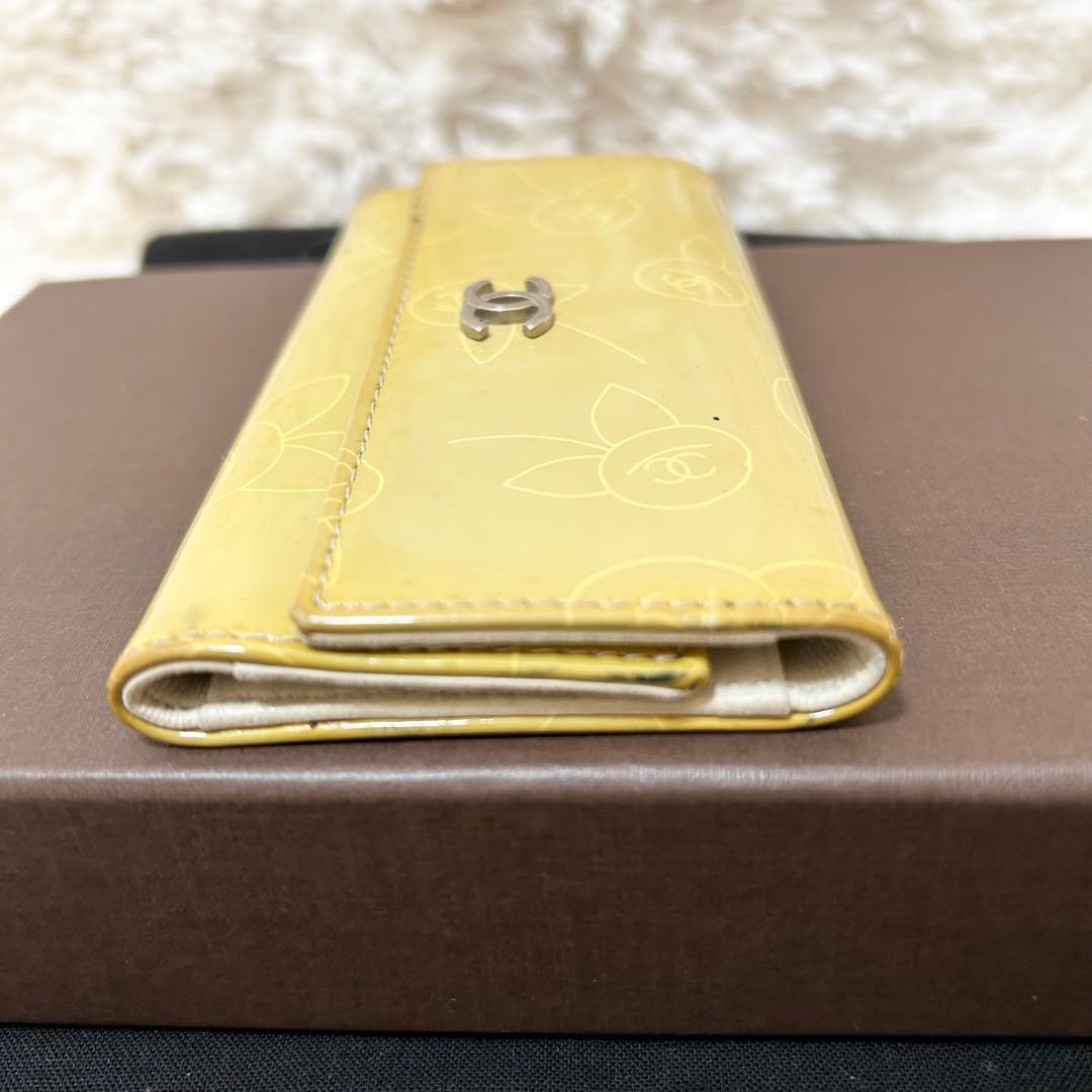 【高級】CHANEL シャネル キーケース ココマーク エナメル