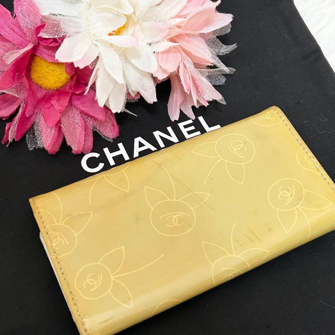 【高級】CHANEL シャネル キーケース ココマーク エナメル