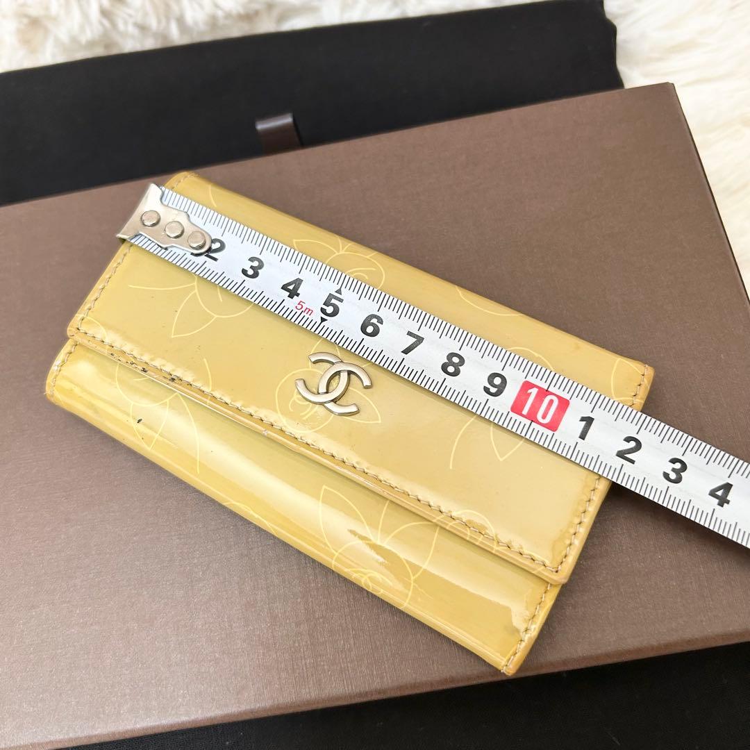 【高級】CHANEL シャネル キーケース ココマーク エナメル