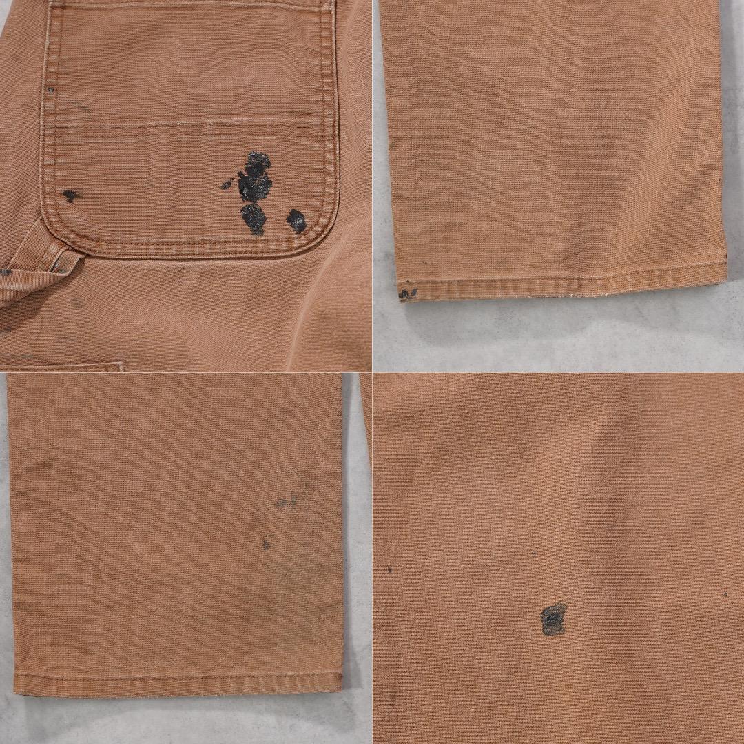カーハート W34 ダックパンツ ペインター ボトム 古着 ベージュ 18285