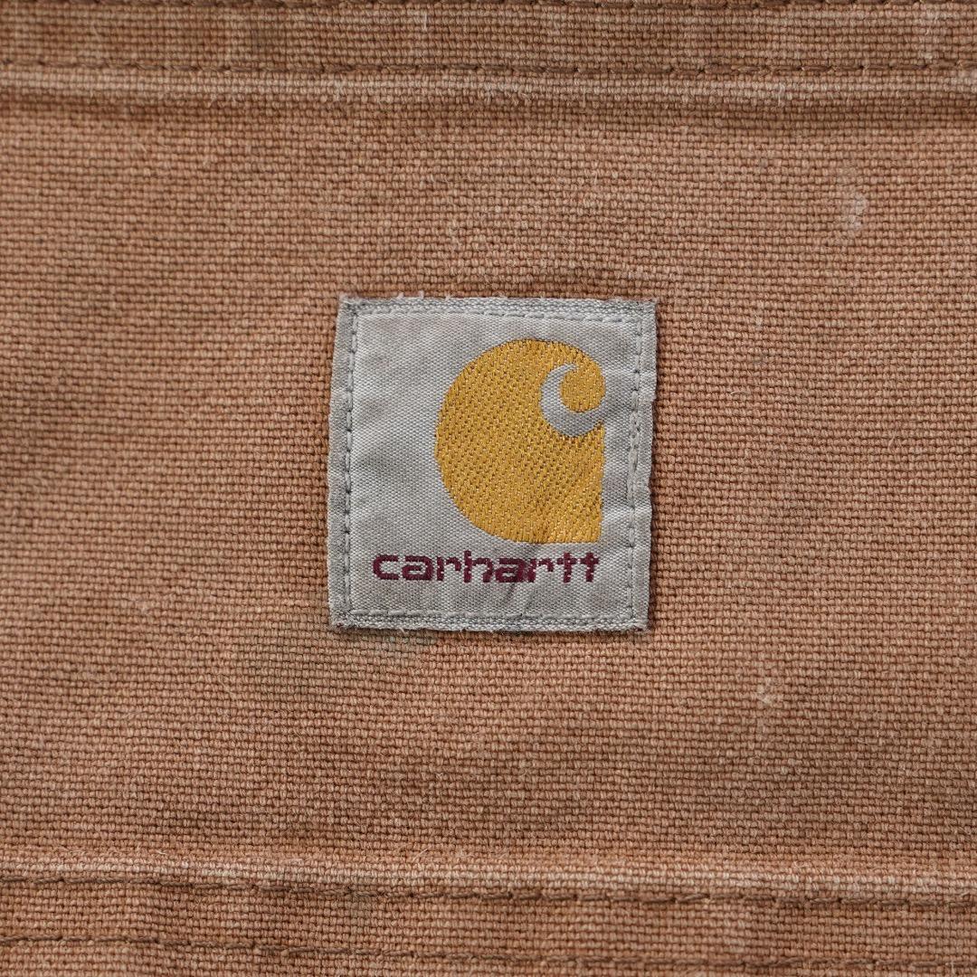 カーハート W34 ダックパンツ ペインター ボトム 古着 ベージュ 18285
