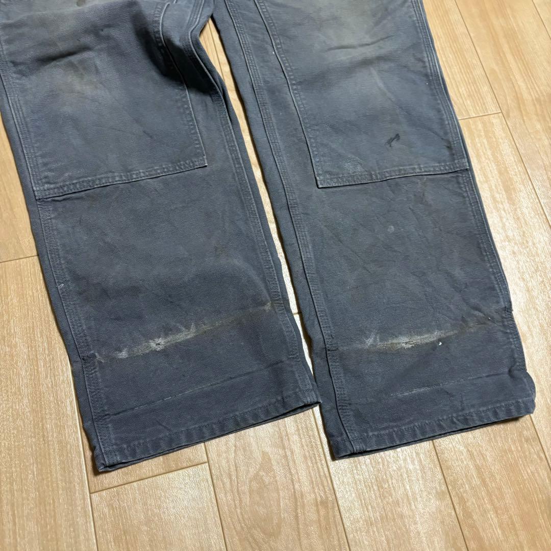 carhartt Mexico GVL グレー ダブルニー ダック ワークパンツ