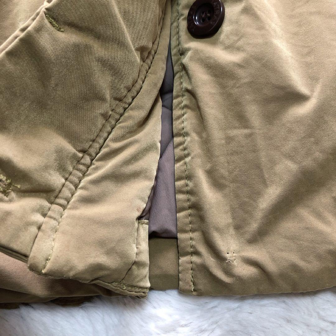 TATRAS*タトラス　ポンチョコート　ファー付き　ダウン　ベージュ　1