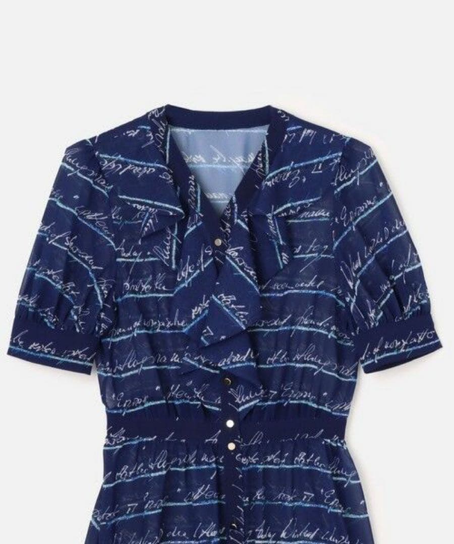 LOULOU WILLOUGHBY RATTIレタードボーダーワンピース美品