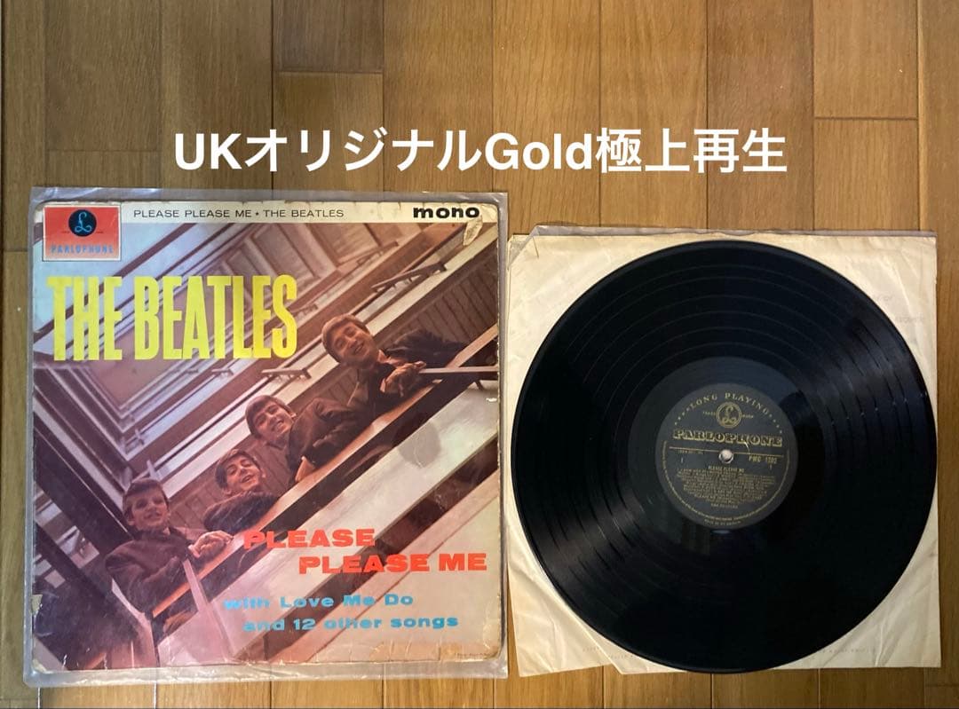 UKオリGoldビートルズPleasePleaseMeレコードBeatles