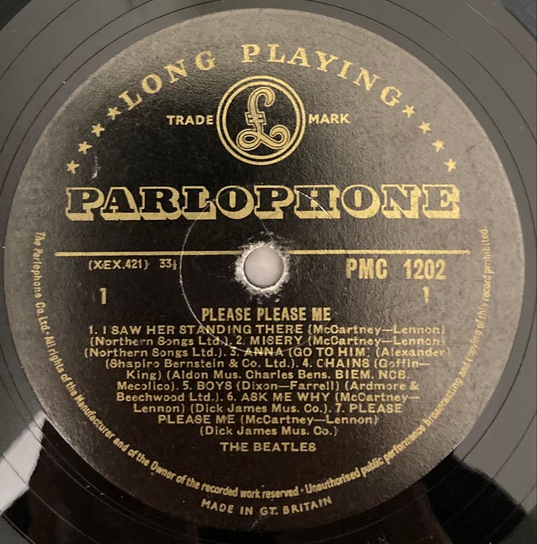 UKオリGoldビートルズPleasePleaseMeレコードBeatles