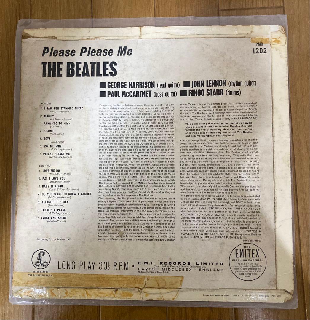 UKオリGoldビートルズPleasePleaseMeレコードBeatles