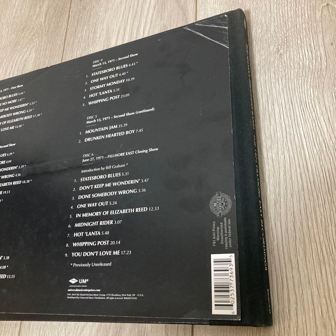 ALLMAN BROTHERS BAND オールマンブラザーズバンド 6CD