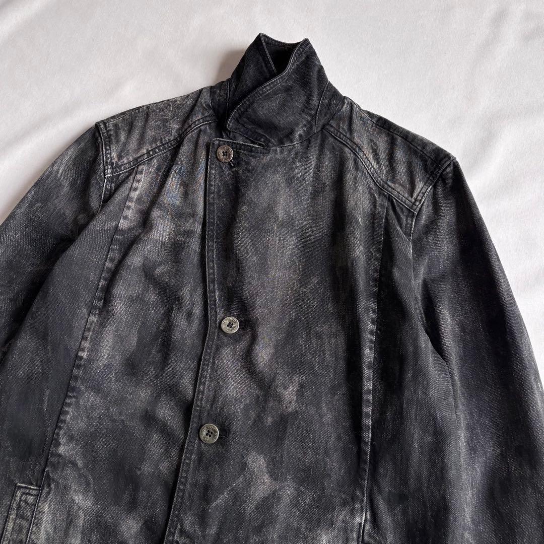 ジャケット・アウター 00s BOSS ORANGE black denim coat Archive