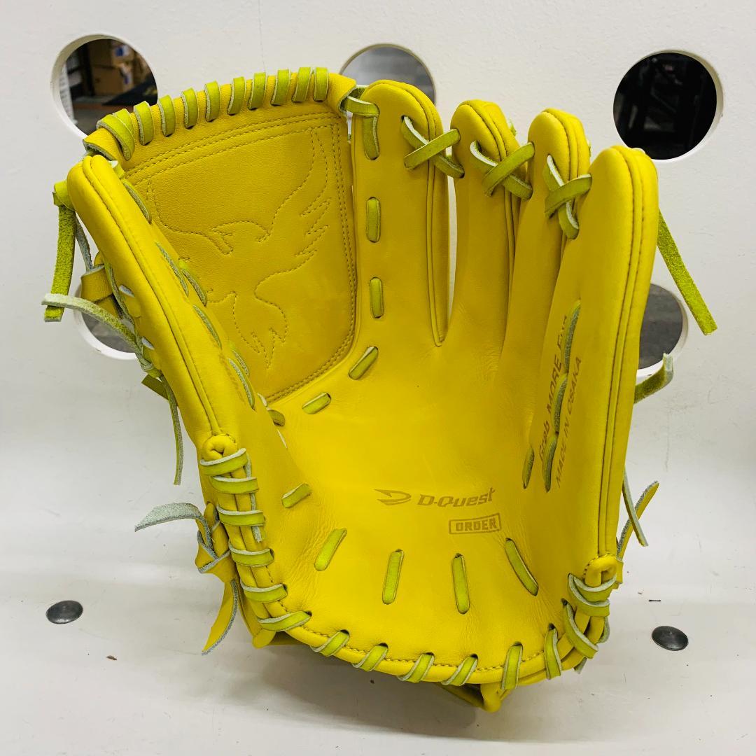 ディークエスト　オリジナルオーダーモデル　硬式用　投手用　高校野球対応　型付け済