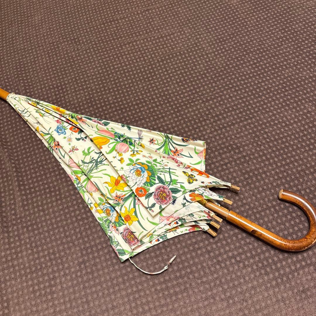 グッチ　レトロ柄長傘