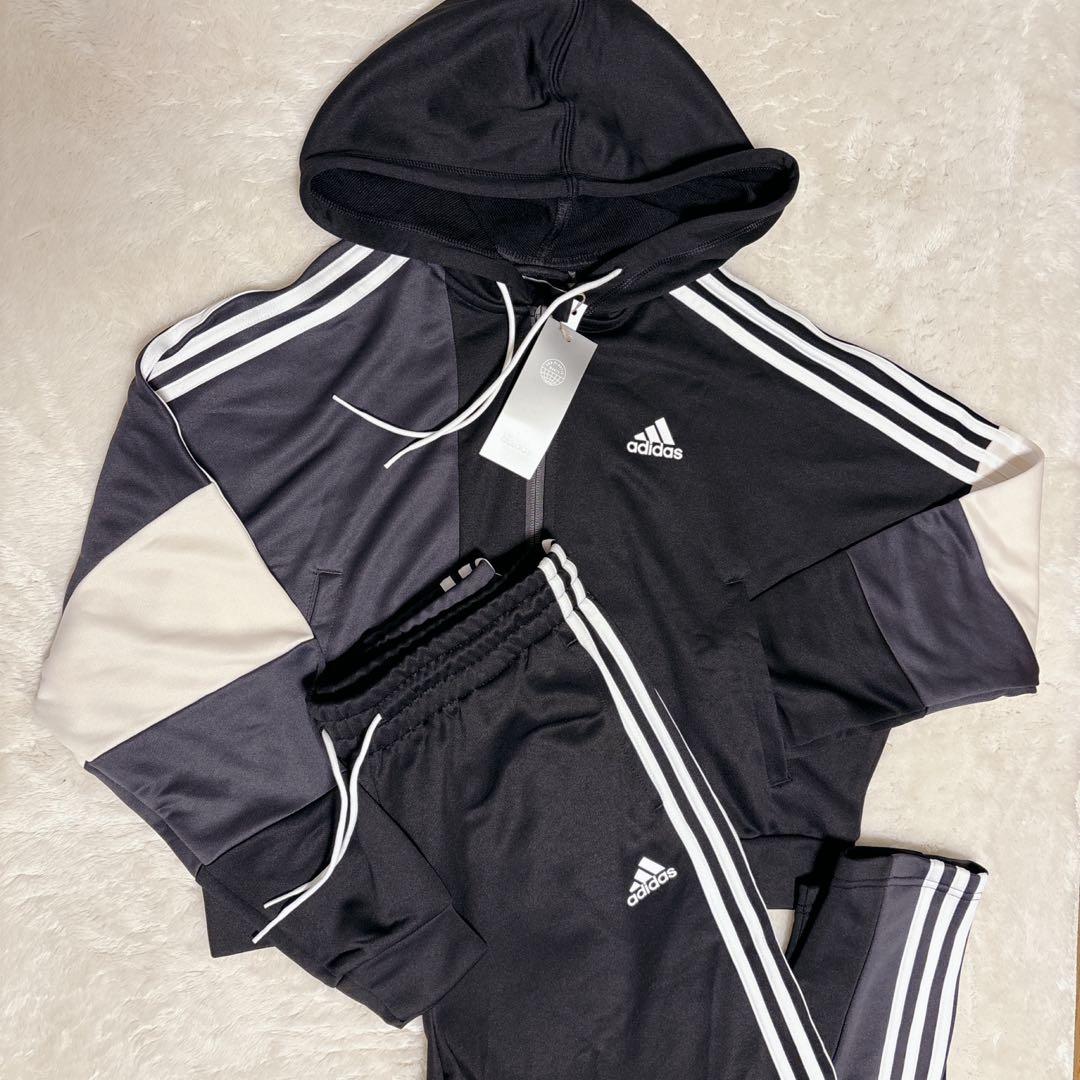 ★新品★【adidas】レディース-ジャージ上下セット【L】
