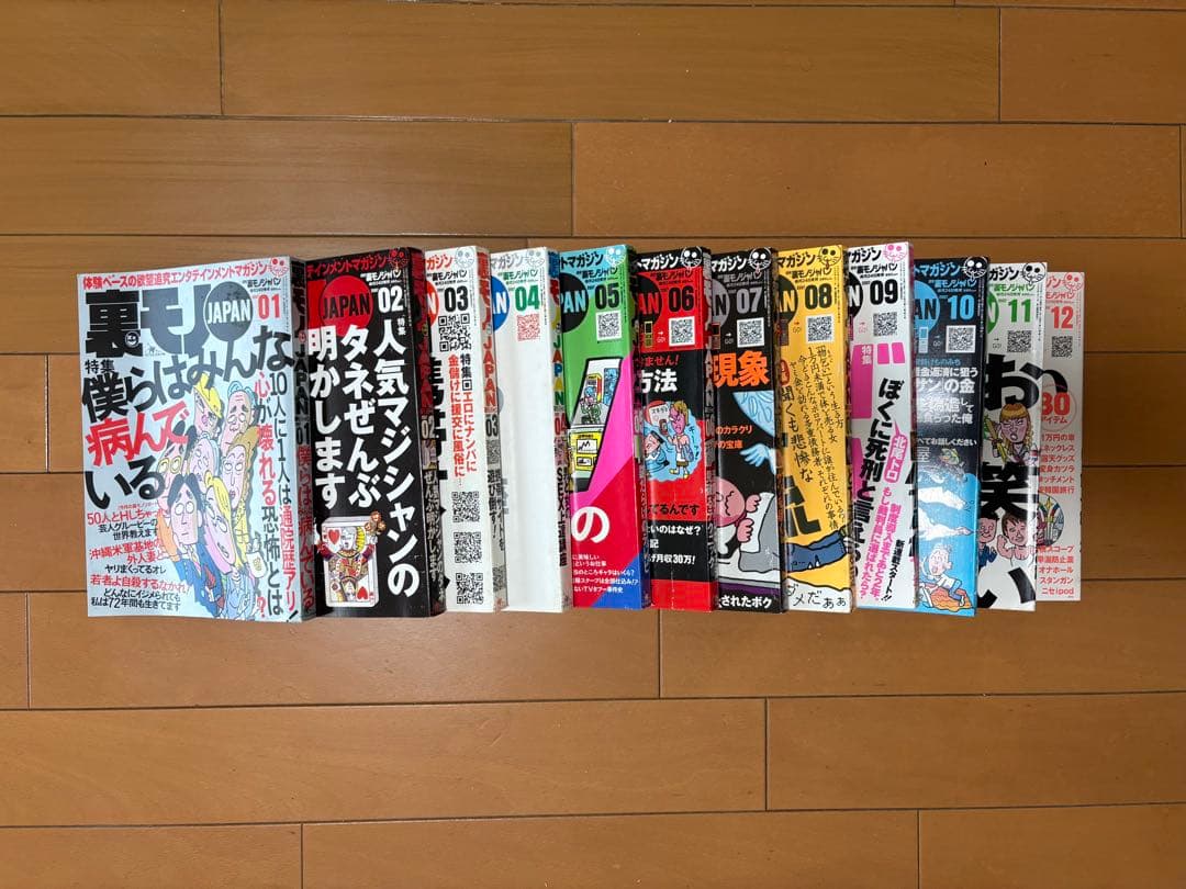 裏モノJAPANジャパン創刊号1998年12月号から2025年12月号全324冊