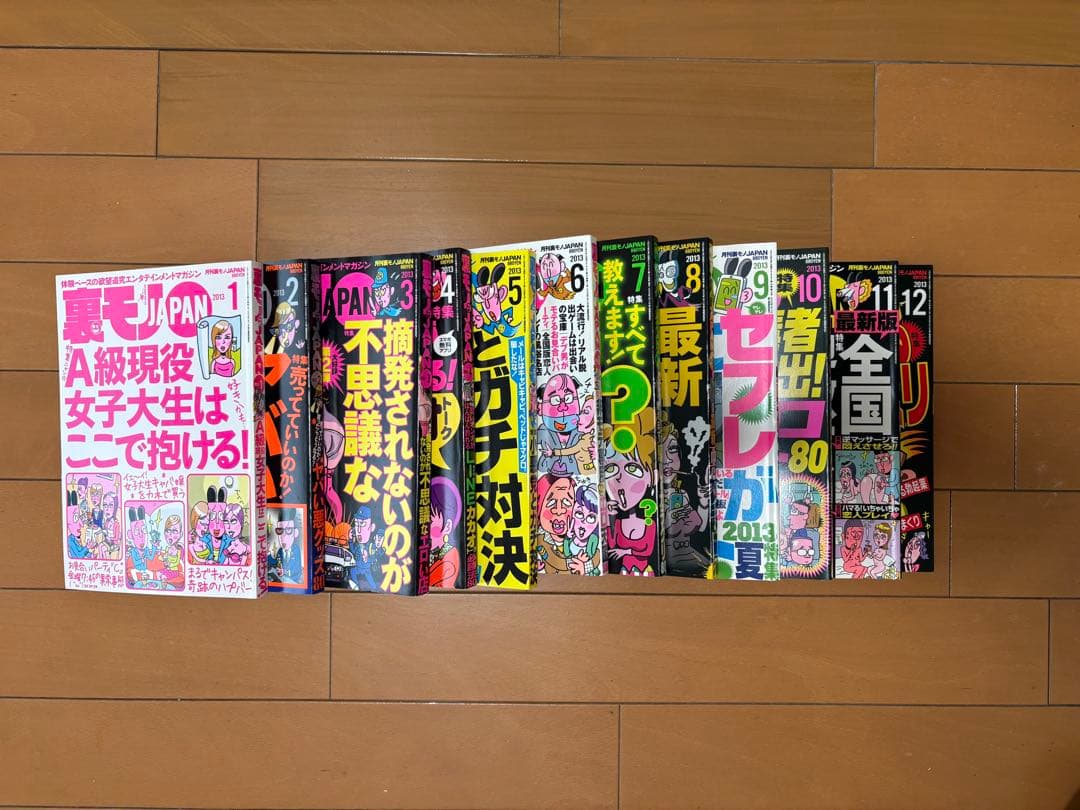 裏モノJAPANジャパン創刊号1998年12月号から2025年12月号全324冊