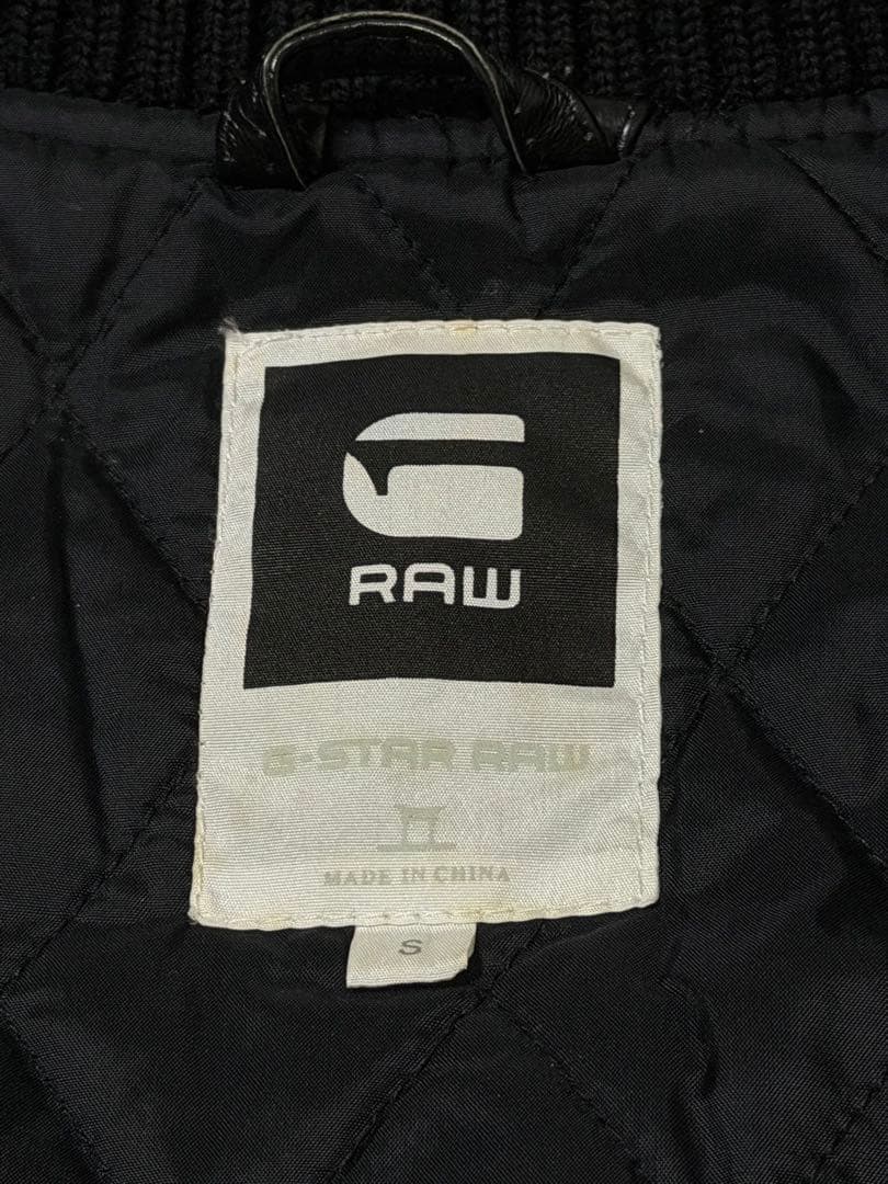 G-Star RAW 限定版 スタジャン スカジャン レザージャケット 本革