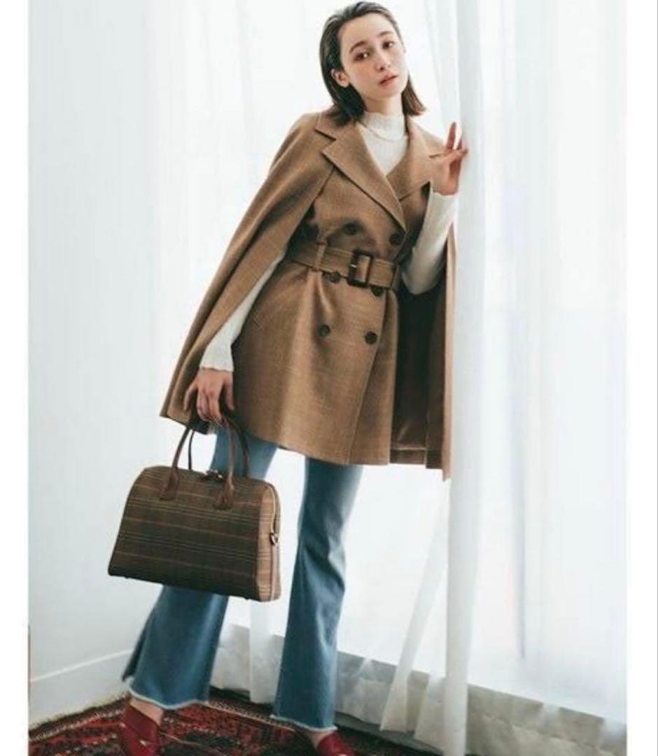 Lilybrown リリーブラウン 2wayケープコート ブラウン