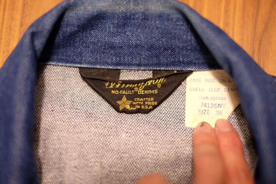 美品✨　デニムジャケットWrangler126MJ　サイズ36