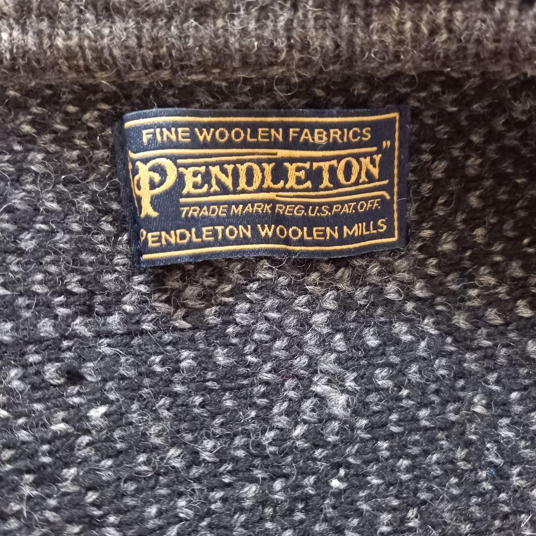 PENDLETON 幾何学模様 ケープコート WOOL ノルディック