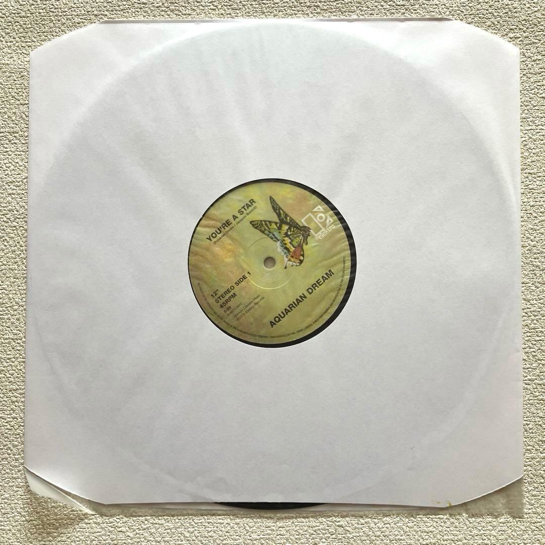 AQUARIAN DREAM YOU'RE A STAR　12㌅レコード
