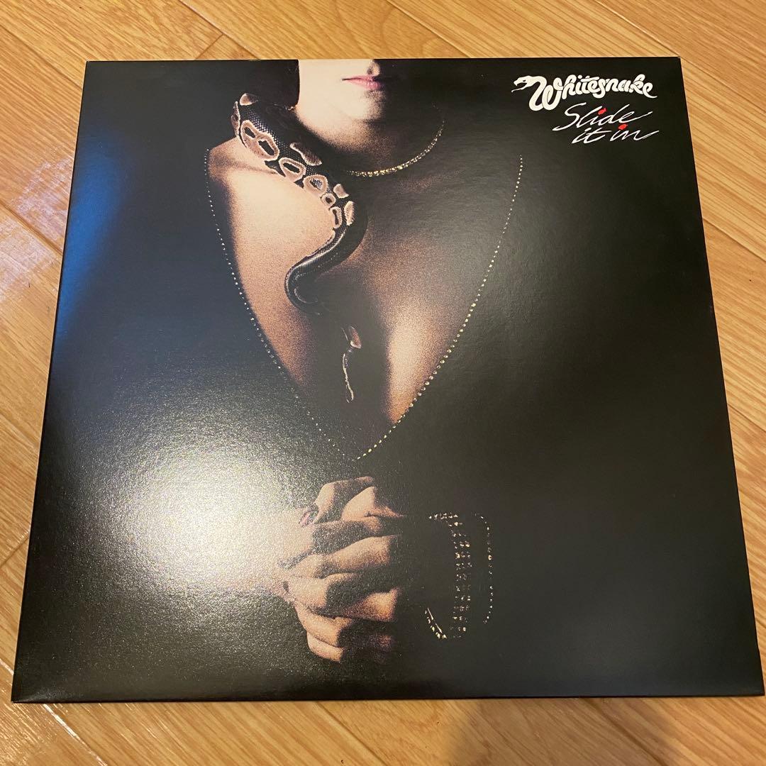 ホワイトスネイク レコード メルカリ便 白蛇の紋章 Slide It In ３枚