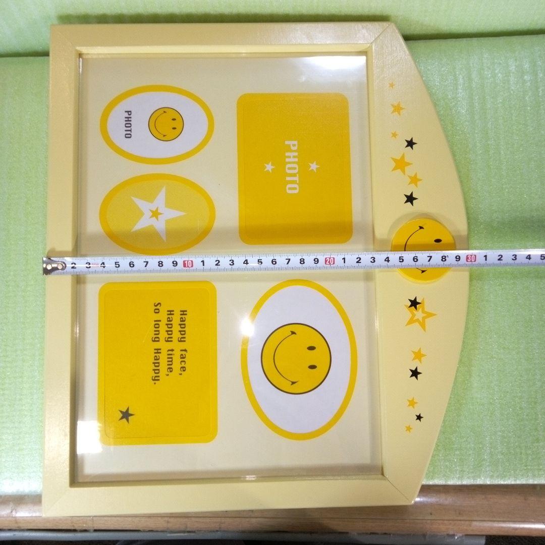 ニコちゃんマーク　フォトフレーム　HAPPY FACE HAPPY TIME