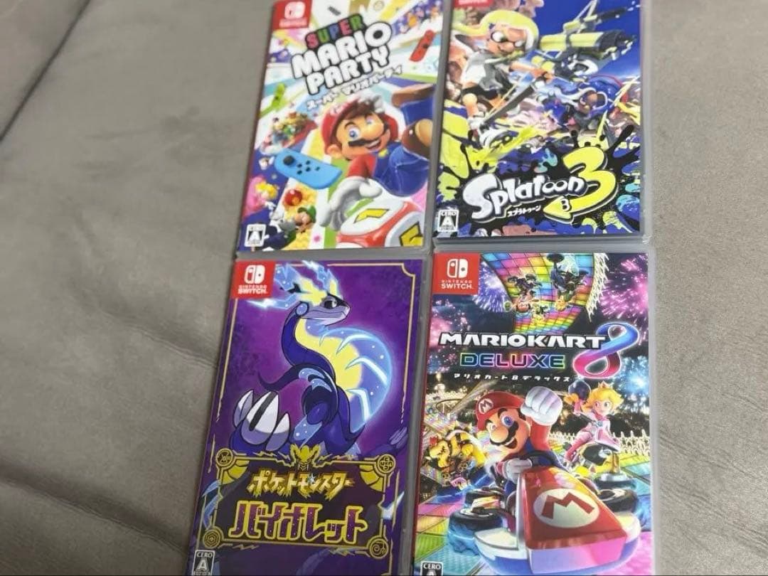 NintendoSwitchProコントローラースプラトゥーン2 &カセット4枚