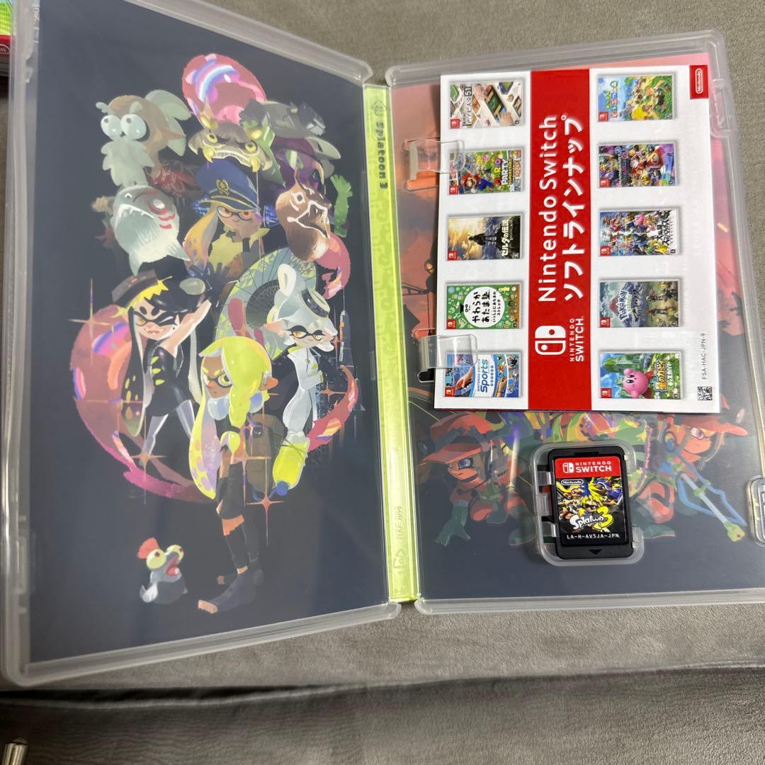 NintendoSwitchProコントローラースプラトゥーン2 &カセット4枚
