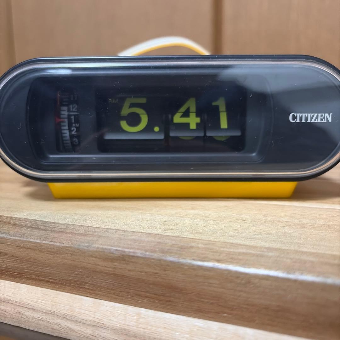 CITIZEN レトロアナログ置時計 パタパタ時計
