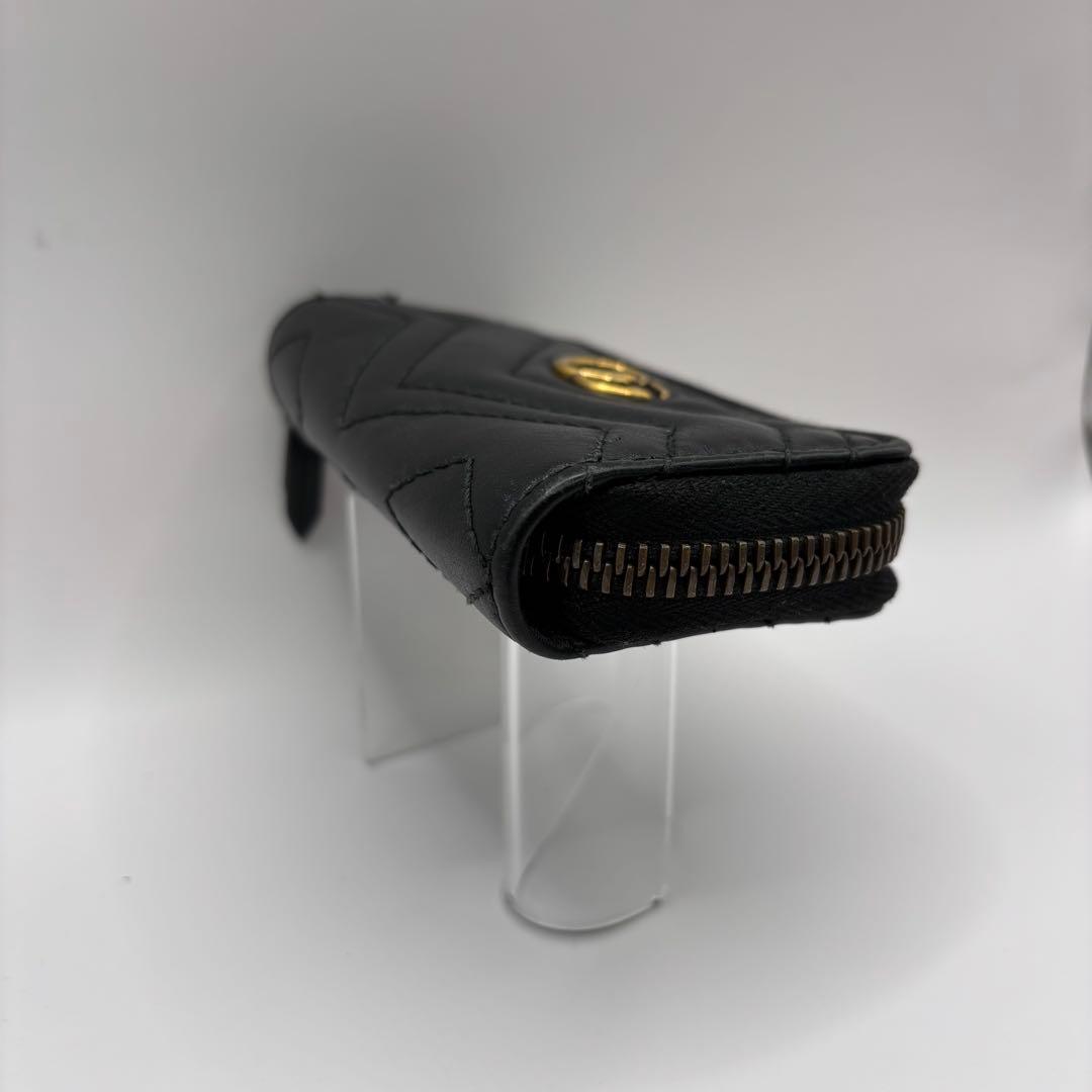 GUCCI キーケース　ケース　ブラック　キルティング　498127 小物