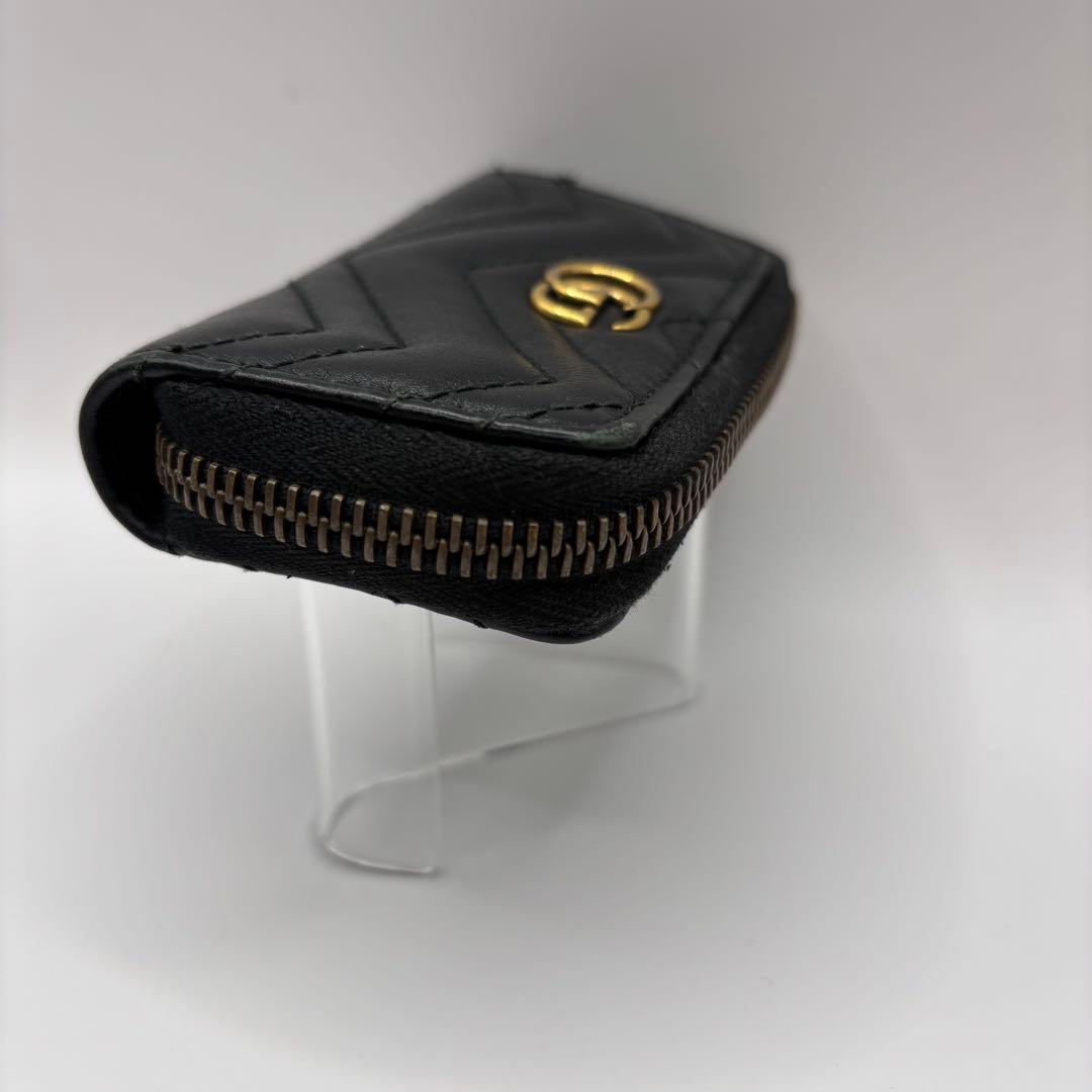 GUCCI キーケース　ケース　ブラック　キルティング　498127 小物