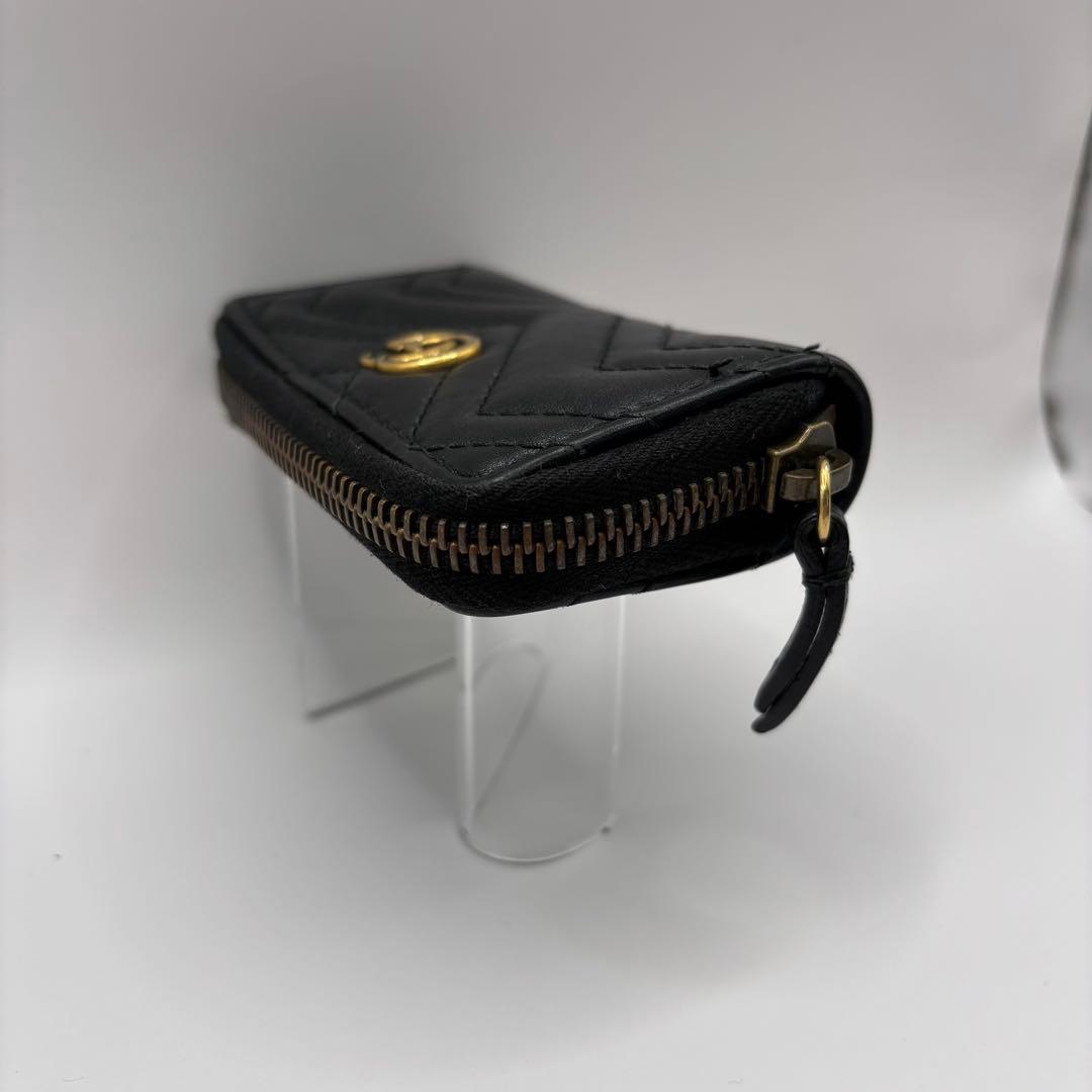GUCCI キーケース　ケース　ブラック　キルティング　498127 小物