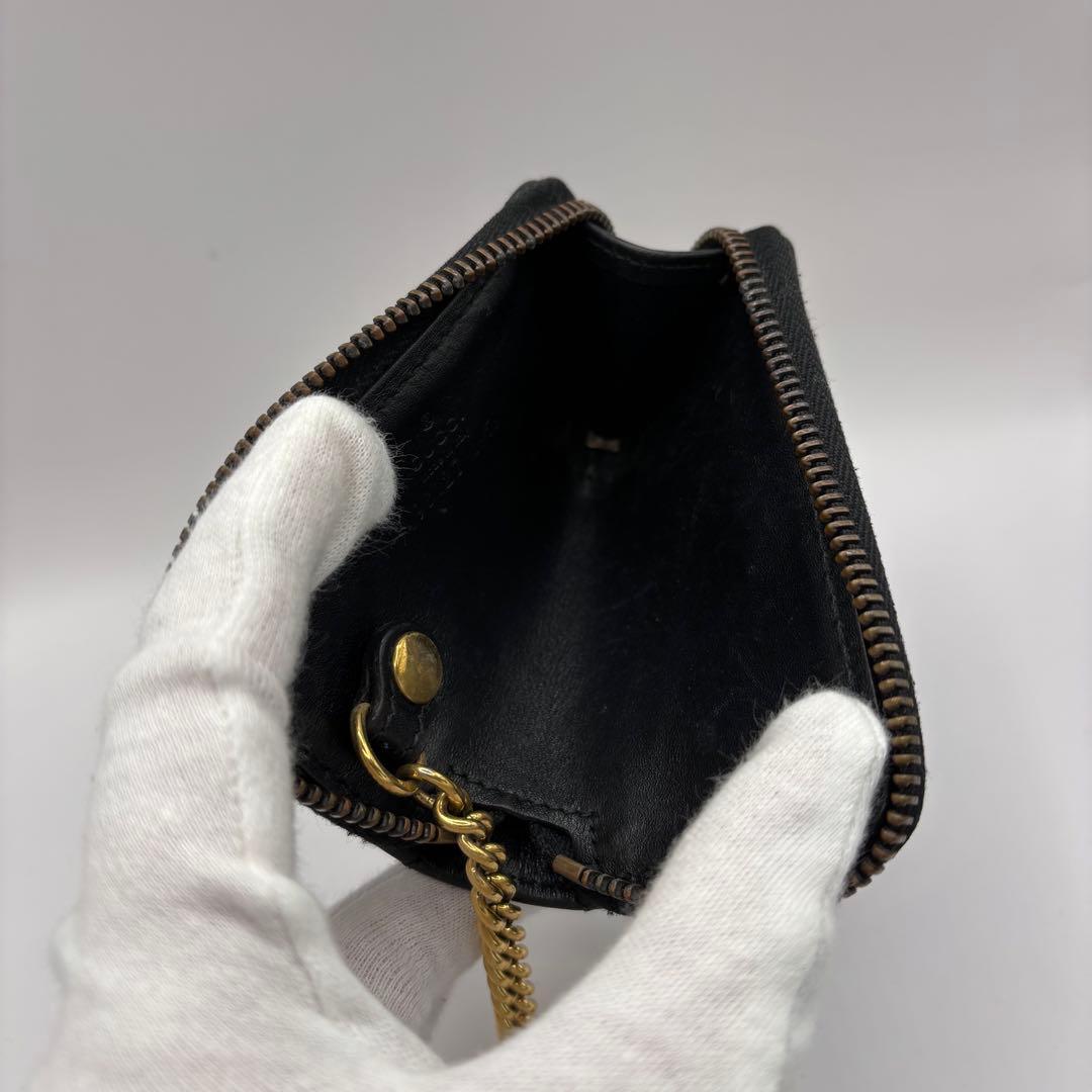GUCCI キーケース　ケース　ブラック　キルティング　498127 小物