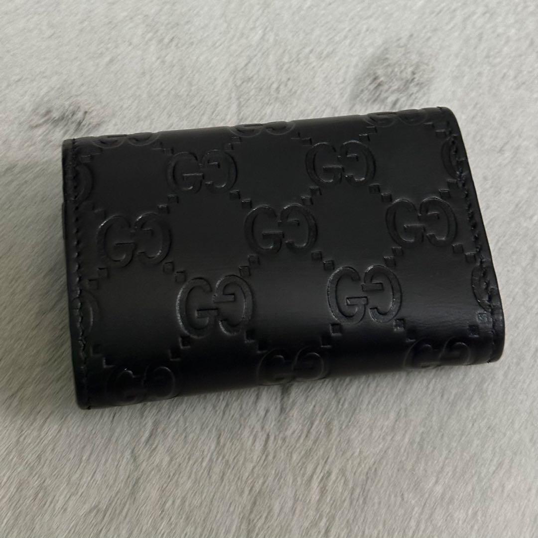 GUCCI グッチ　キーケース　６連　インターロッキング　グッチシマ　GG
