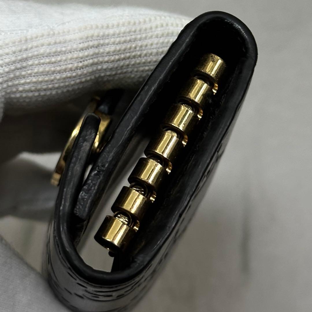 GUCCI グッチ　キーケース　６連　インターロッキング　グッチシマ　GG
