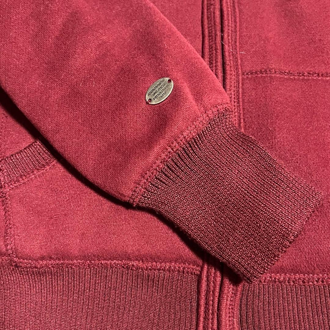 【美品】Abercrombie&Fitch アバクロ ファーダブルジップパーカー
