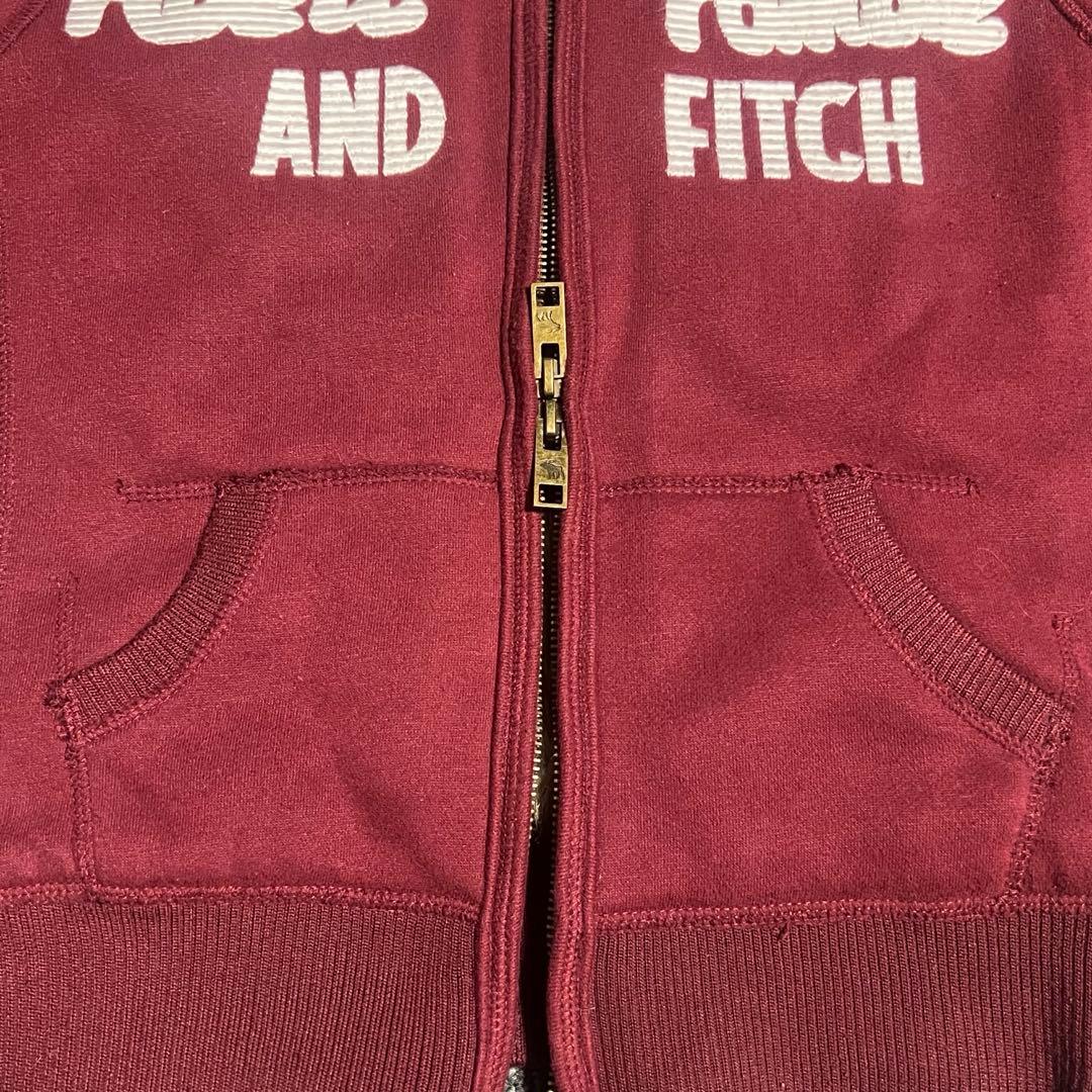【美品】Abercrombie&Fitch アバクロ ファーダブルジップパーカー