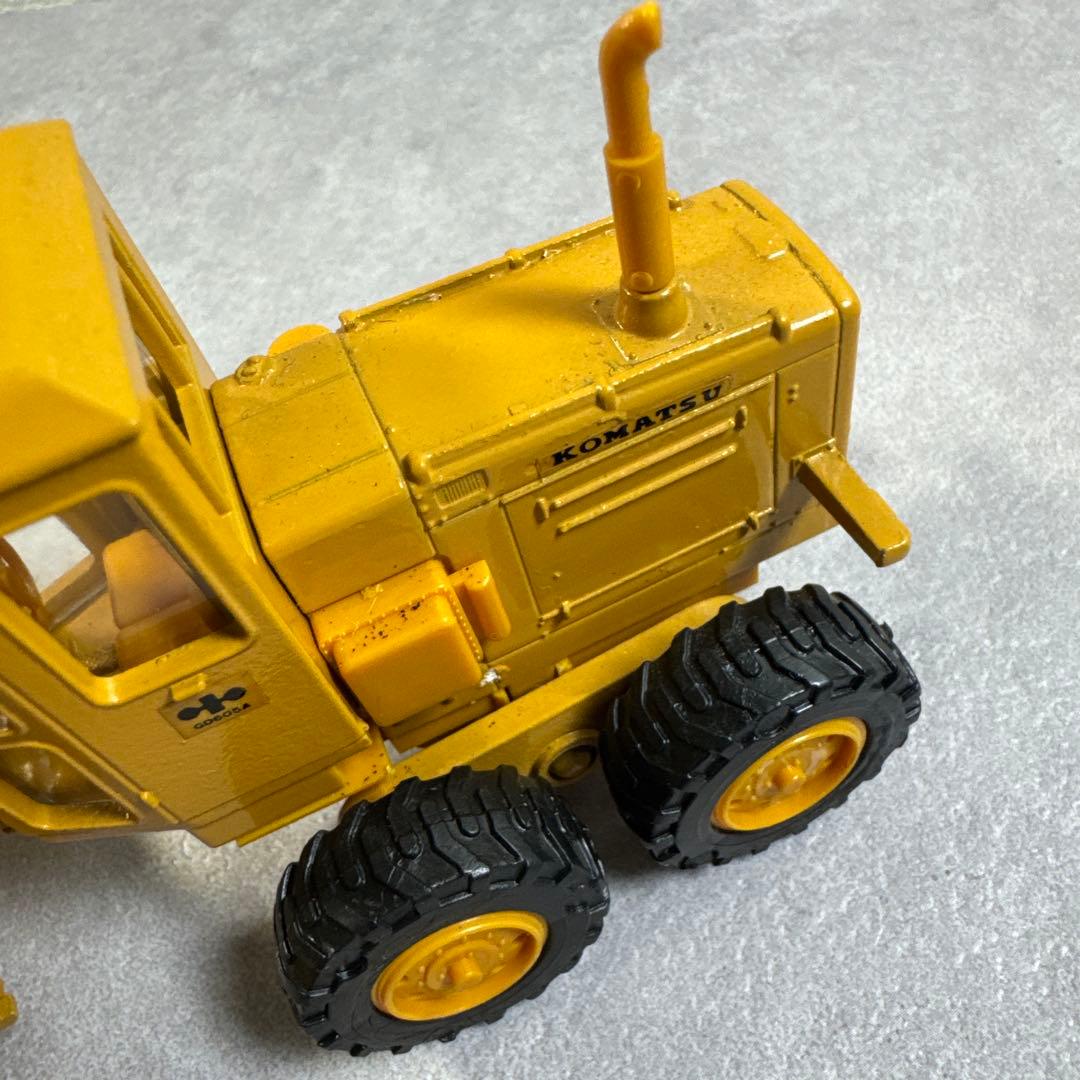 小松製作所 コマツモータグレーダ GD605A 日本製 ミニカー ヨネザワ