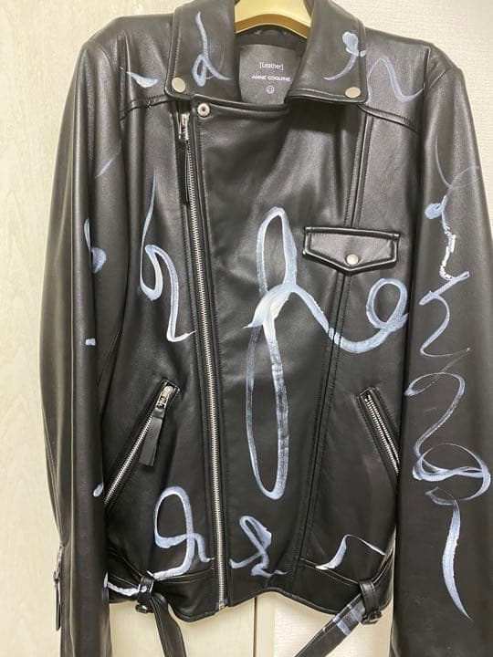 アンコキーヌ✖️カタヤマケンジコラボ　ライダースジャケット