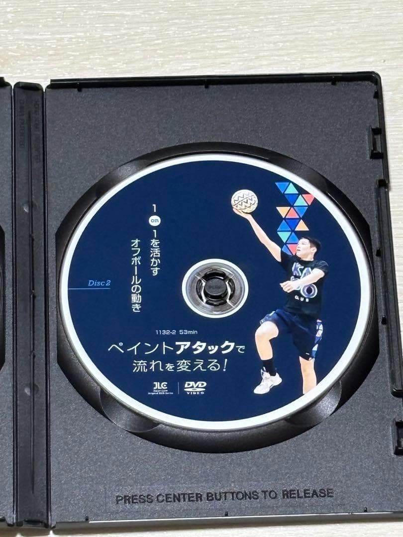 【バスケ指導DVD】ペイントアタックで流れを変える！DVD2枚