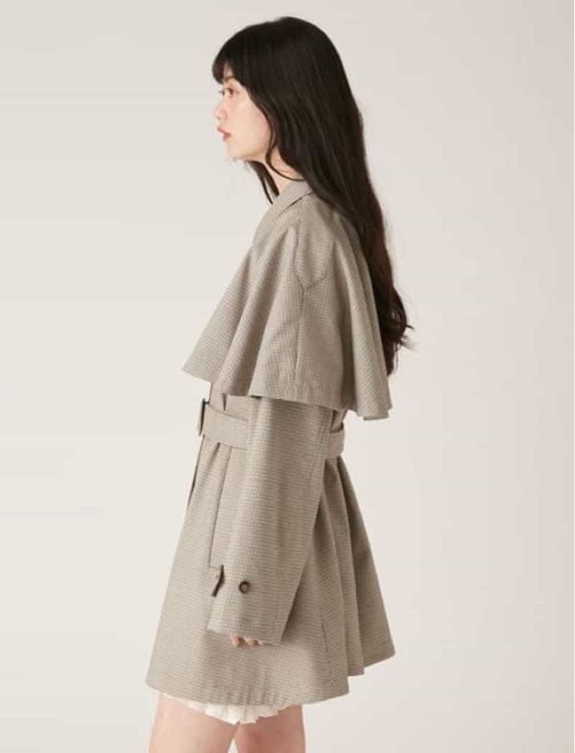 美品　25SS LILY BROWN リリーブラウン 3wayケープコート