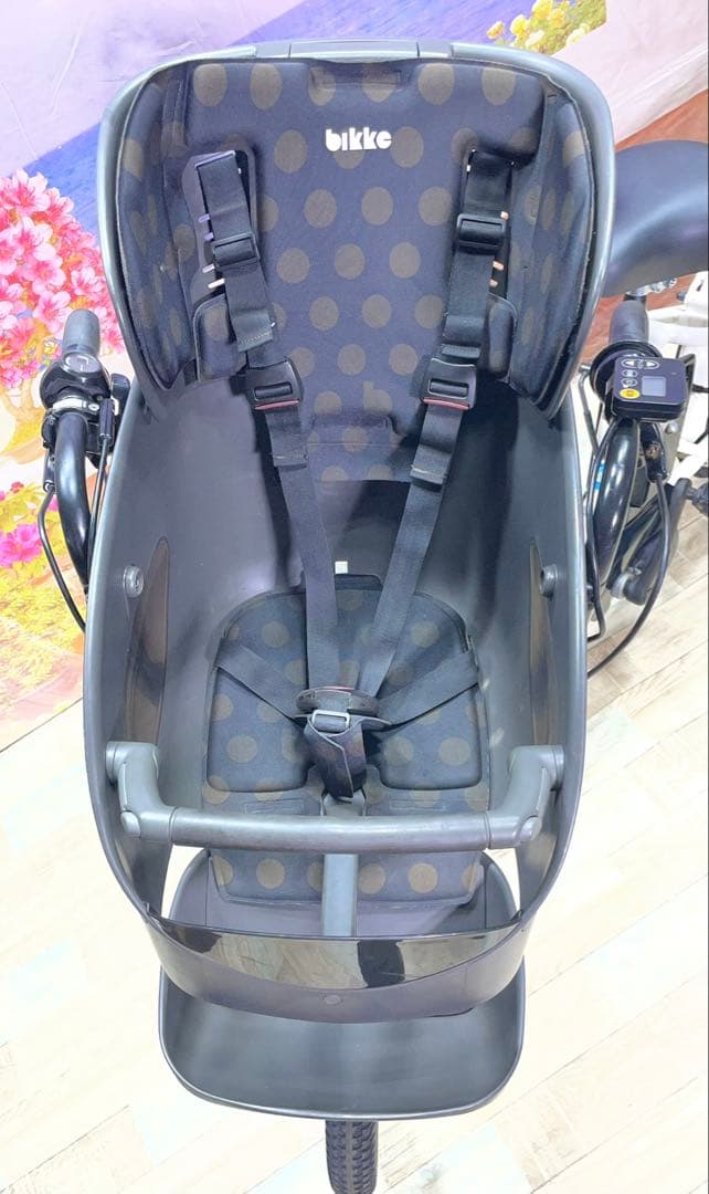 超人気！BIKKEビッケ12AH！⭐️子供乗せ電動アシスト自転車Y3575