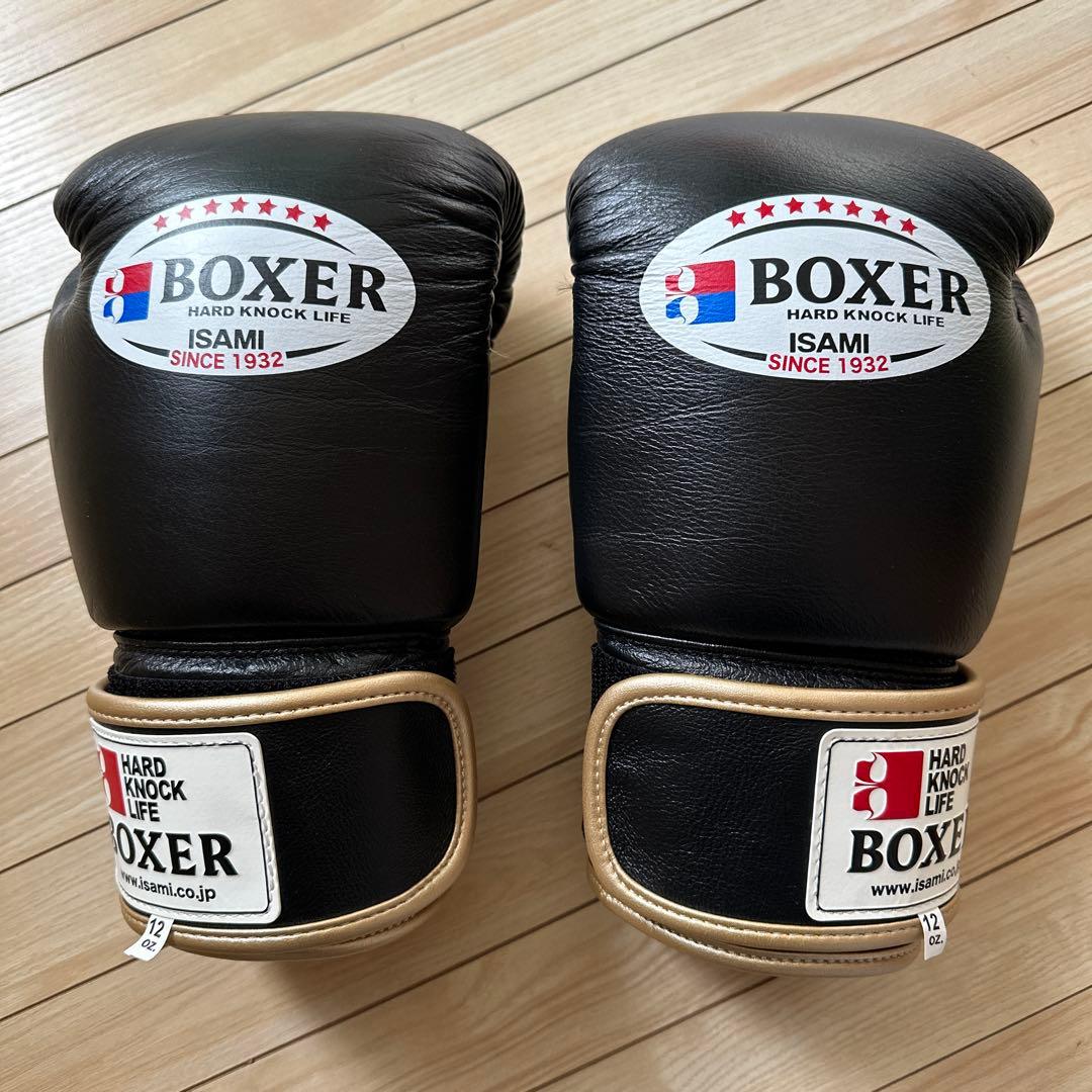 【美品】 ISAMI BOXER ボクシンググローブ 12oz