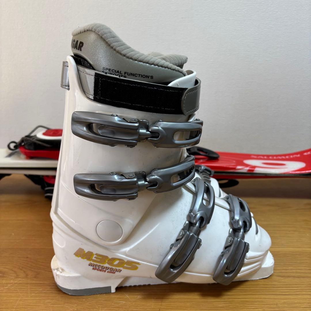 レディースショートスキーセット　ファンスキー　Salomon 24-24.5cm