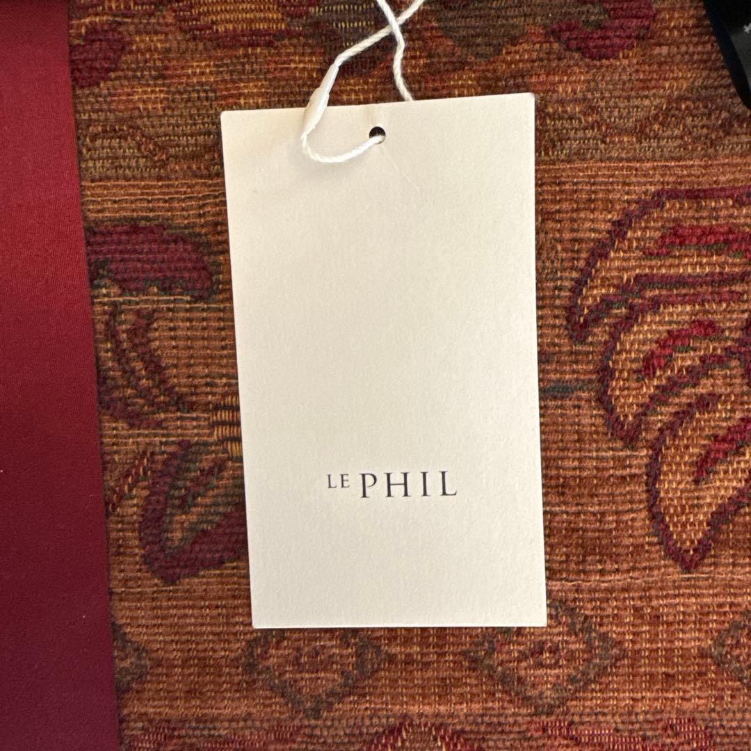 新品タグ付き★LE PHIL★ルフィル　スキューバダンボールブラウス　ブラック