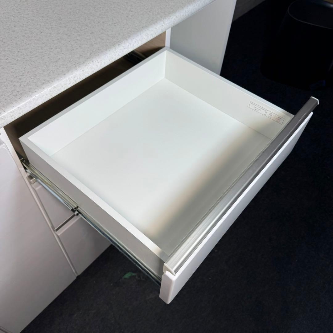 nitori キッチンボード 140cm シンプル ホワイト 食器棚 d3902