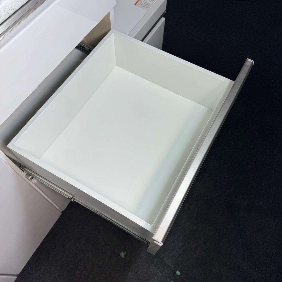nitori キッチンボード 140cm シンプル ホワイト 食器棚 d3902