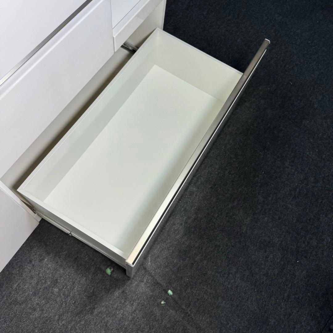 nitori キッチンボード 140cm シンプル ホワイト 食器棚 d3902