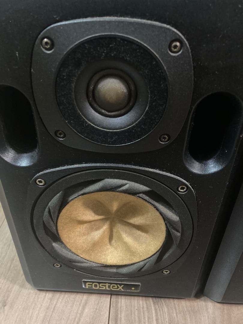 Fostex NF-01Aペア モニタースピーカー コンデンサー類交換済み
